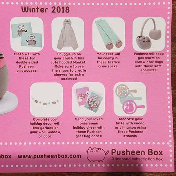 🔴SOLD🔴 Pusheen Box Winter 2018 - 6 out of 8 items BNWT, sealed, unopened - Picture 8 of 13